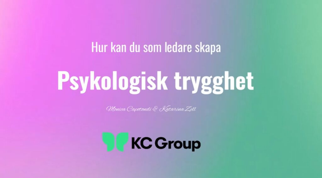 psykologisk trygghet